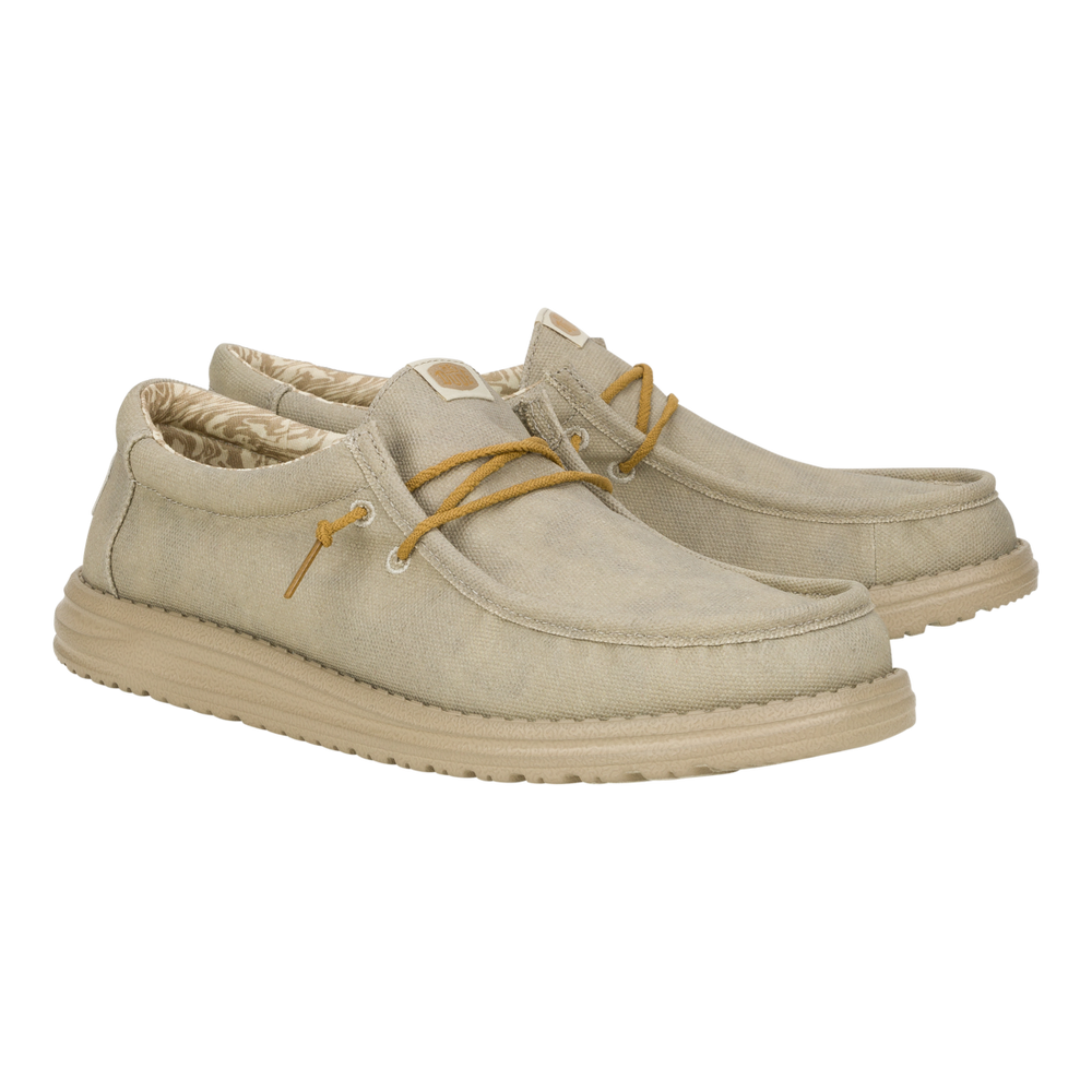 Men's Wally Waxed Canvas Light Grey