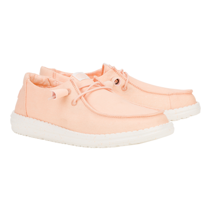 Womens Wendy Stretch Canvas  Peach