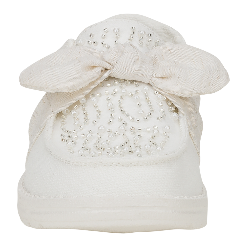 Women's Wendy Bow Embellishment White