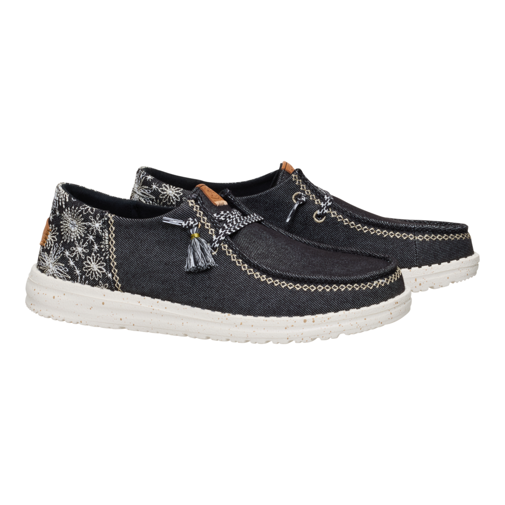 Women's Wendy Funk Embroidered Black