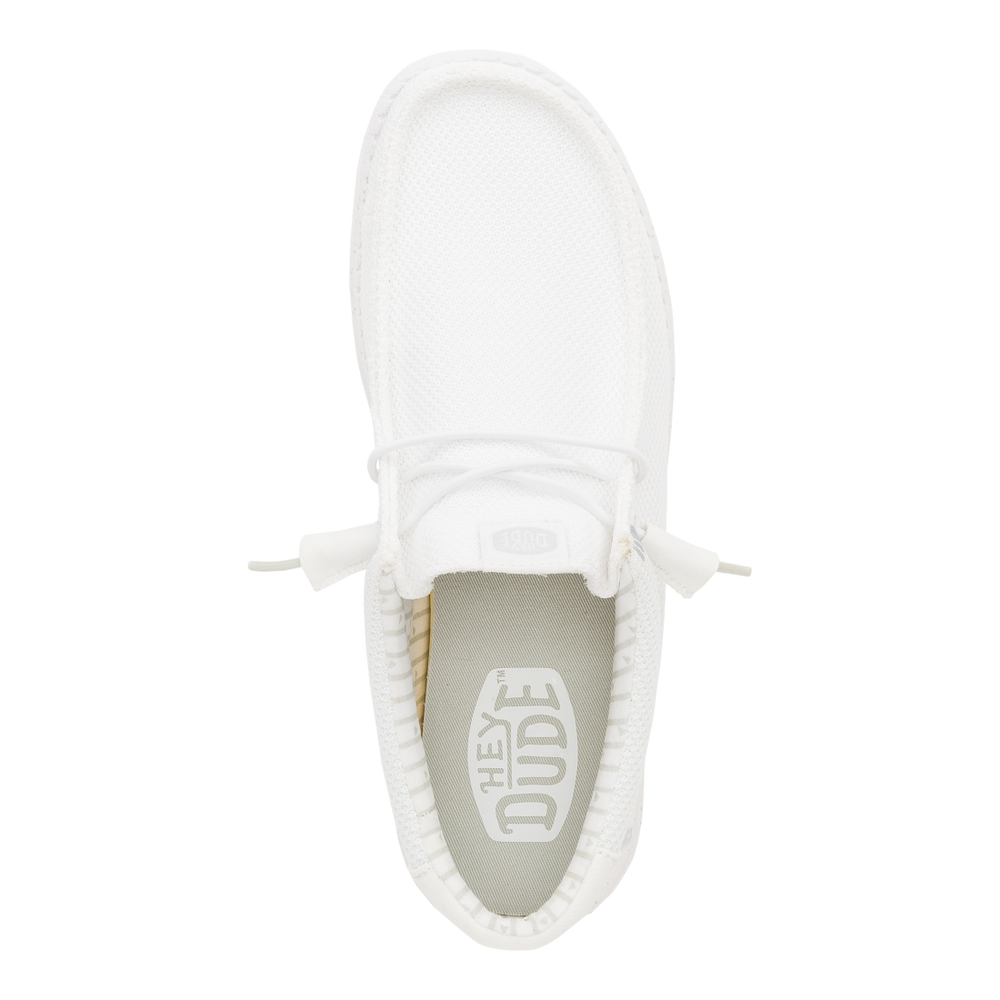 Men's Wally Stretch Mesh White