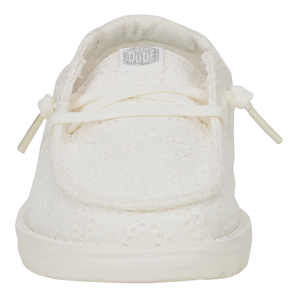 Girls Wendy Y Eyelet White