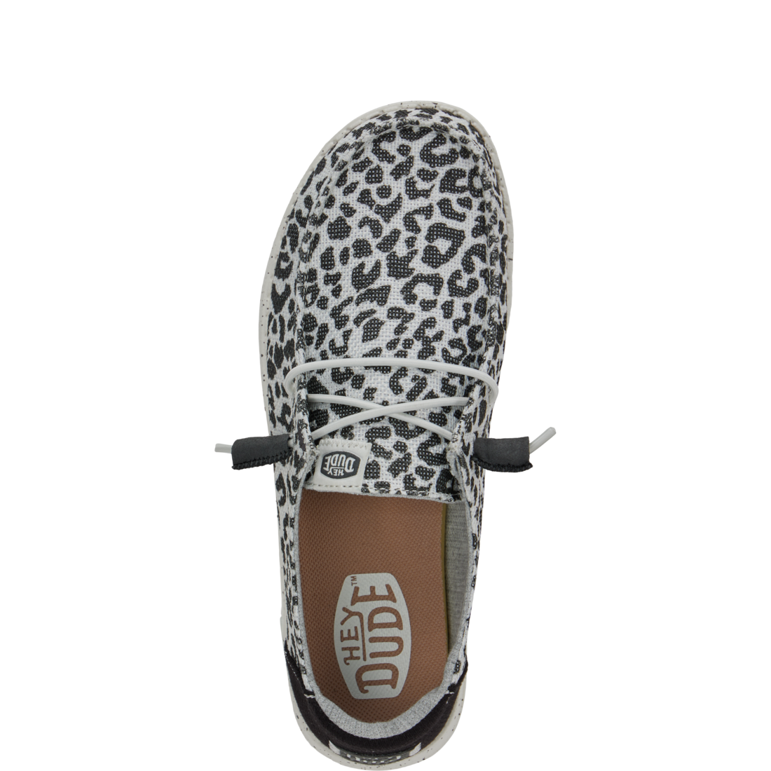 Womens Wendy Leopard Black Grey