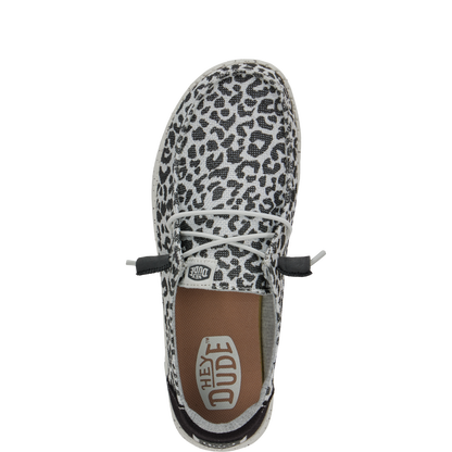 Womens Wendy Leopard Black Grey