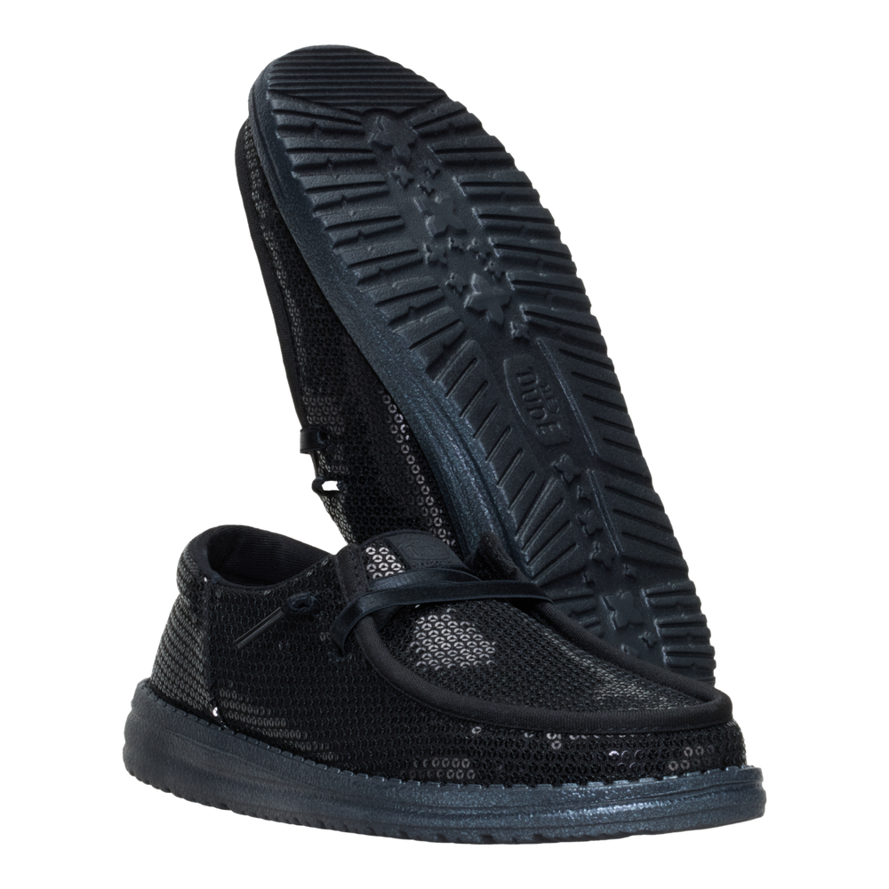 Women's Wendy Funk Mono Sequin Black/Black
