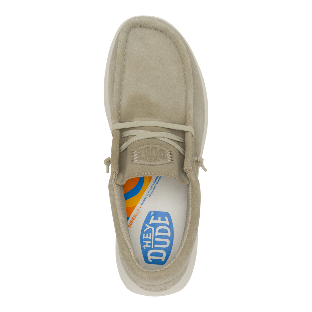 Men's Wally Comf Suede Stone Grey/Silver Birch