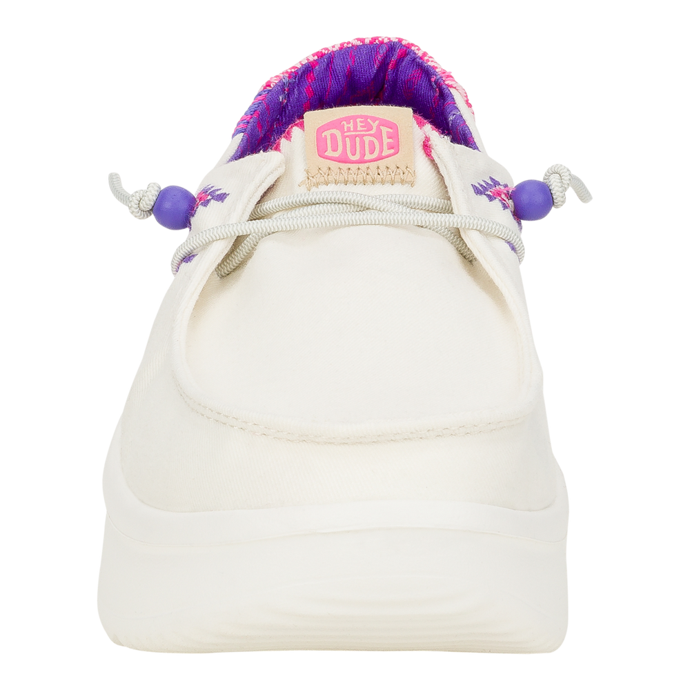 Women's Wendy Peak Chambray Woven White Pink