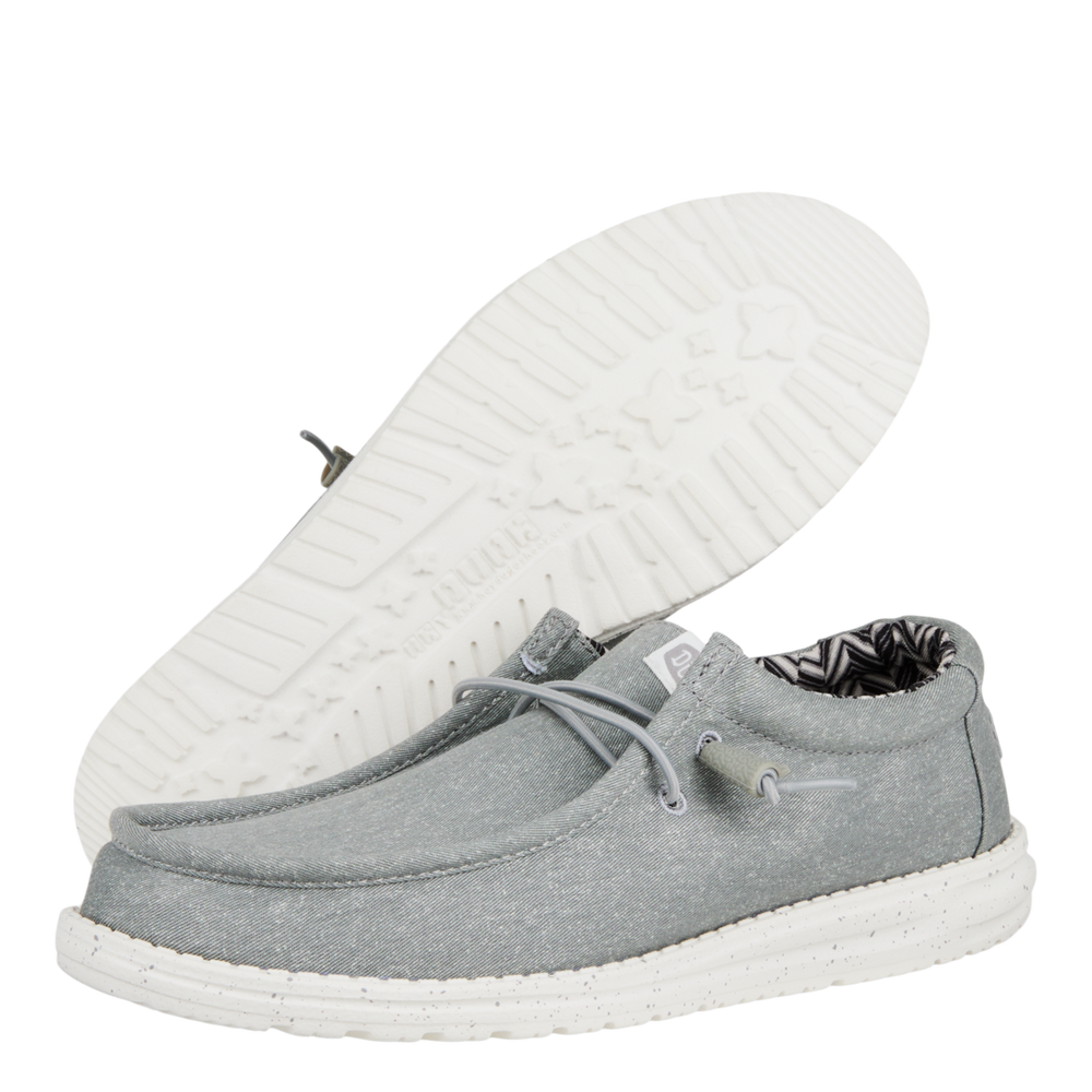 Men's Wally Stretch Canvas Light Grey