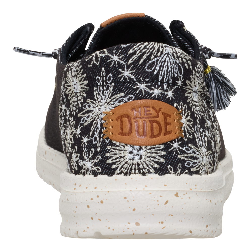 Women's Wendy Funk Embroidered Black