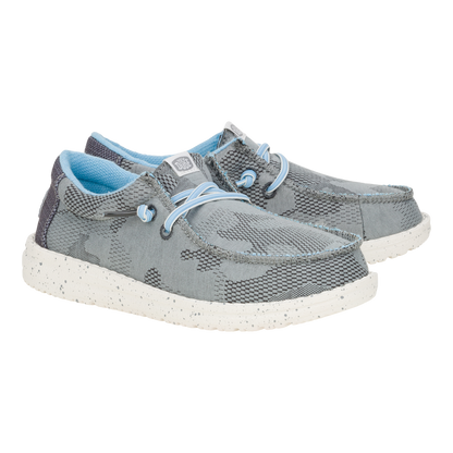 Kids Wally Y Camo Mesh Char Charcoal