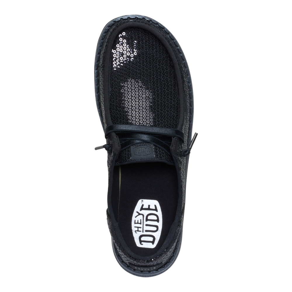 Women's Wendy Funk Mono Sequin Black/Black