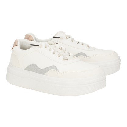 Womens Hudson Lift  Matelic White