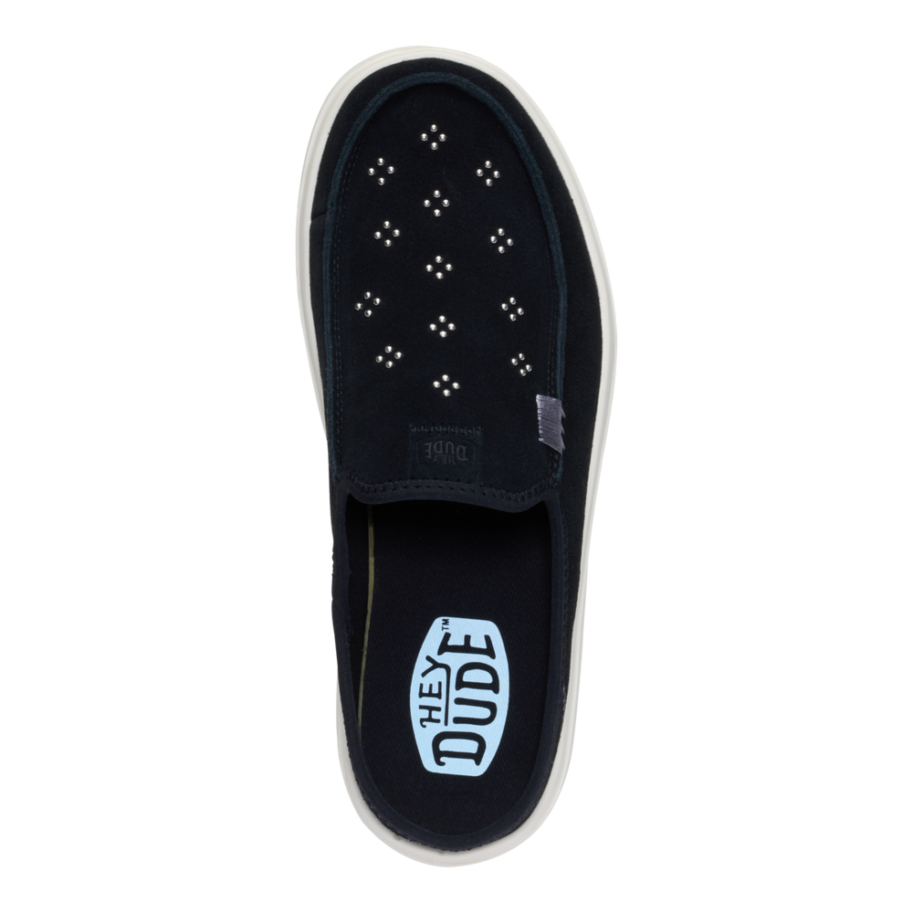 Women's Austin Lift Suede Stud Black