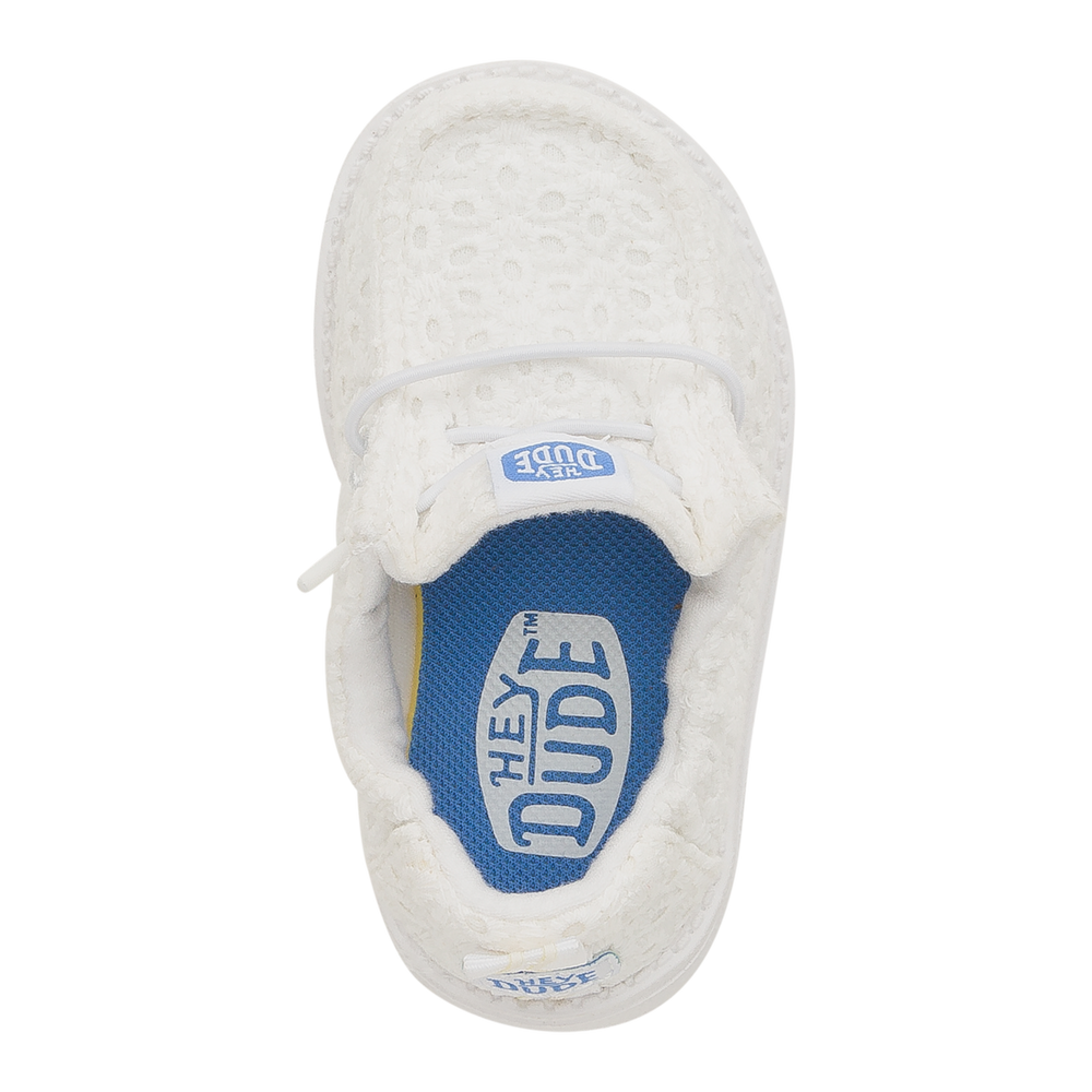 Infants Lildudes Slip On Prints  White