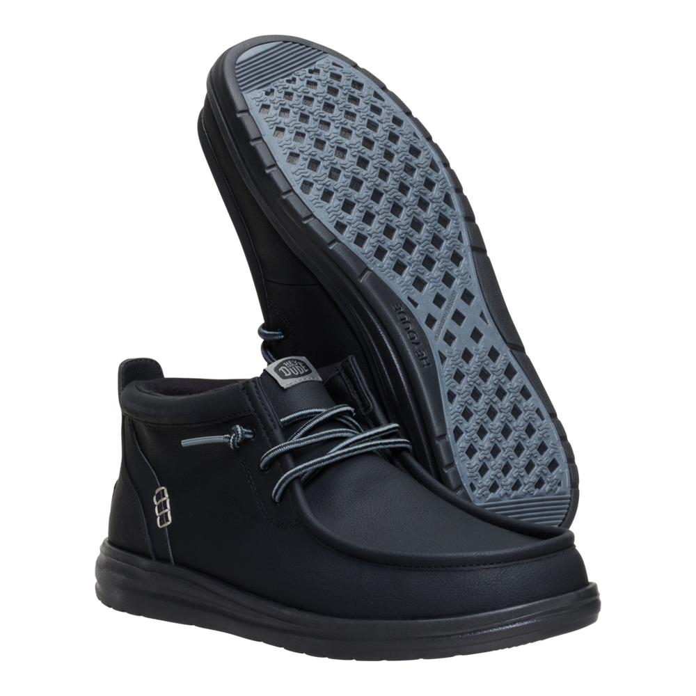 Men's Wally Mid GripR Black/Black