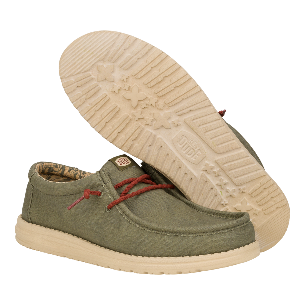 Men's Wally Waxed Canvas  Olive