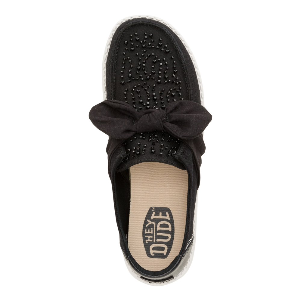 Women's Wendy Bow Embellishment Black