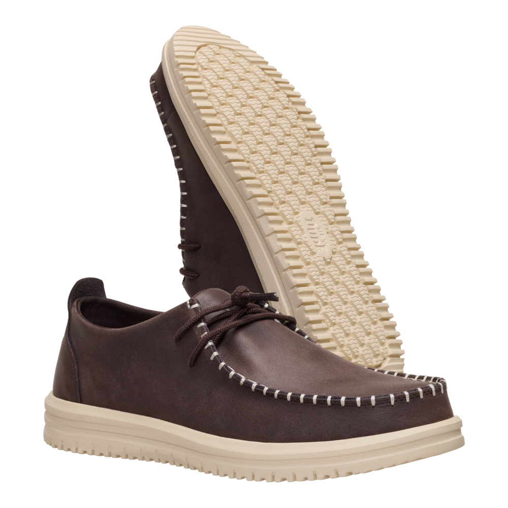 Men's Wally NXT Moc Leather Mole Brown/Wood Ash