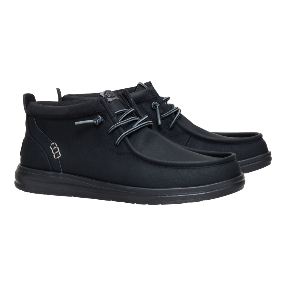 Men's Wally Mid GripR Black/Black