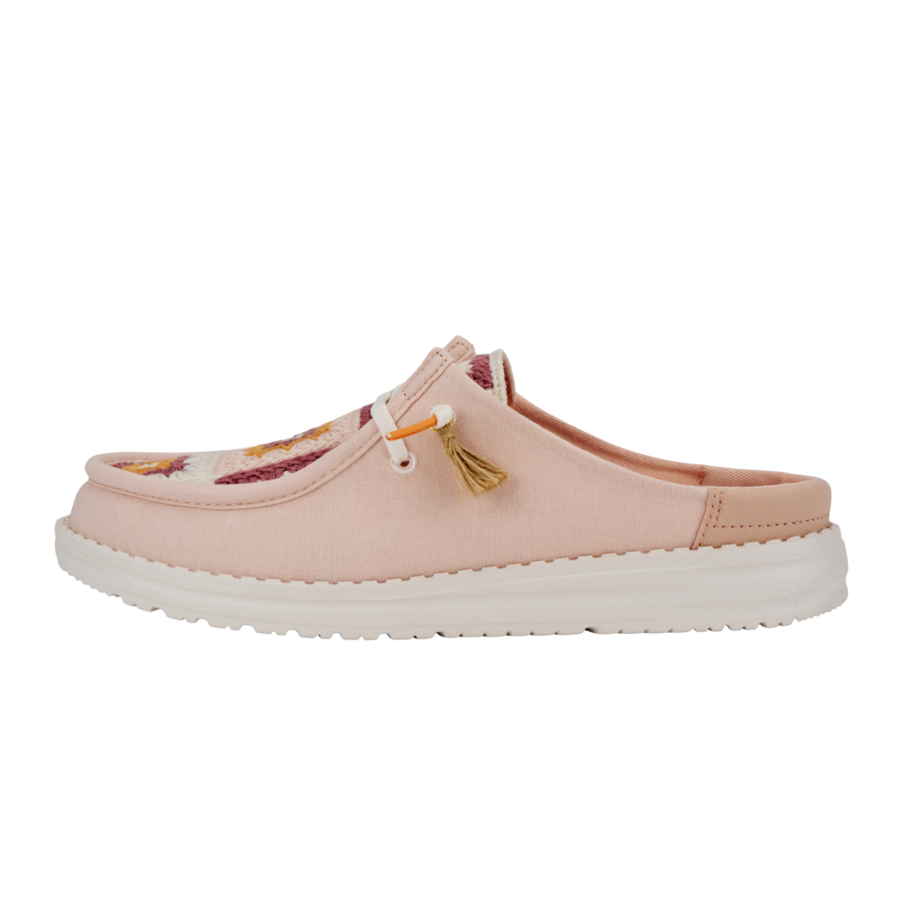 Women's Wendy Slip Cottage Crochet Pale Pink/Multi