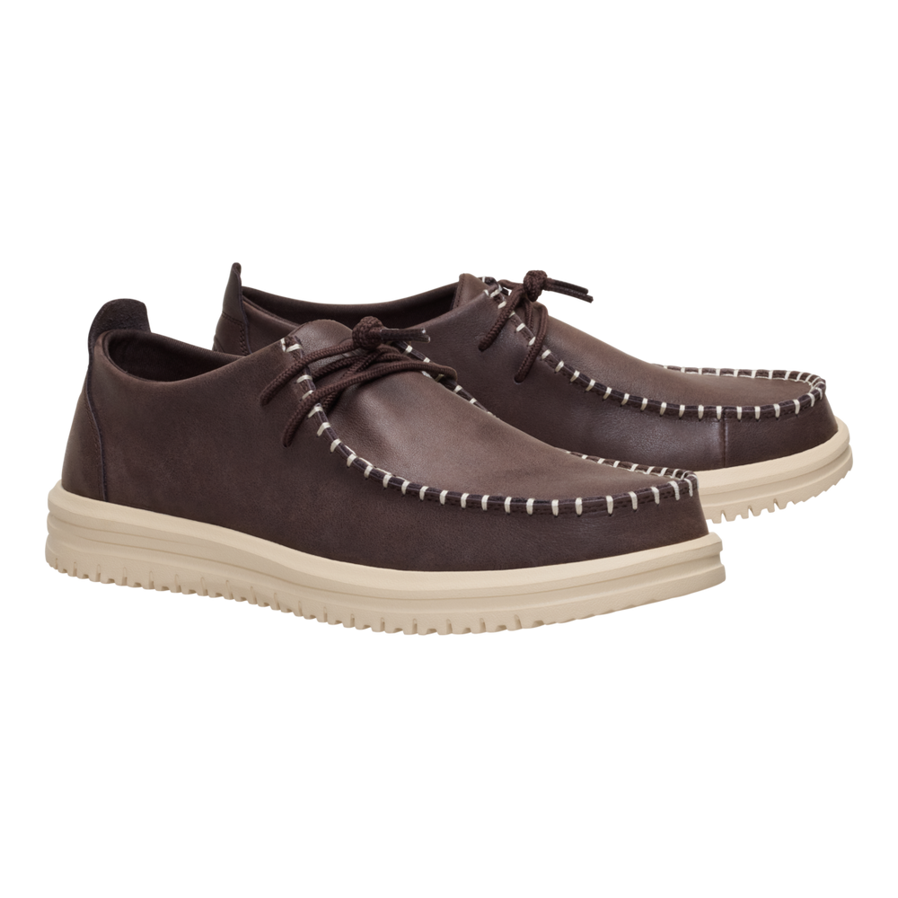 Men's Wally NXT Moc Leather Mole Brown/Wood Ash