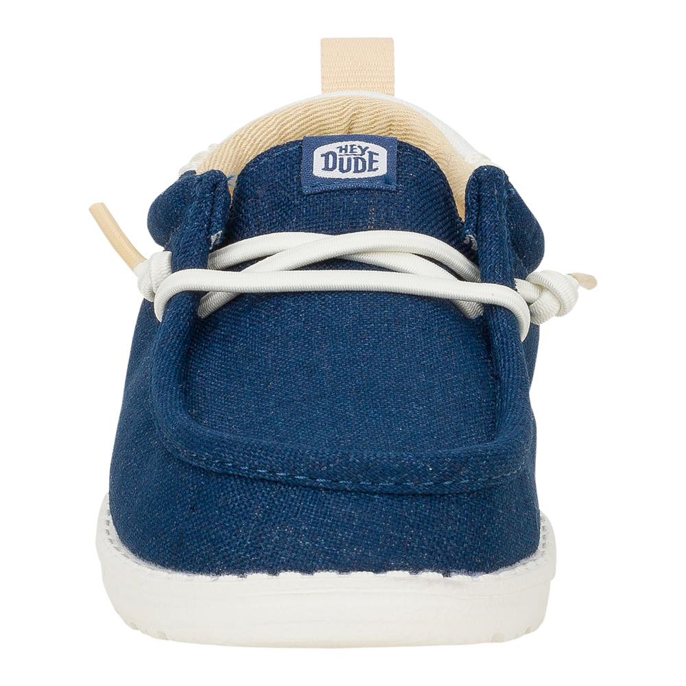 Boys Wally Y Summer Linen Sargasso Blue/White