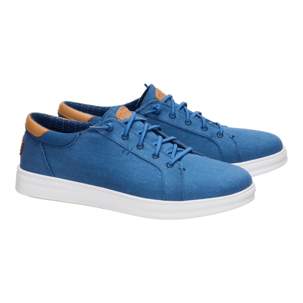 Paul Pro Stretch Canvas - Ensign Blue/Navy Blazer - Hey Dude South Africa