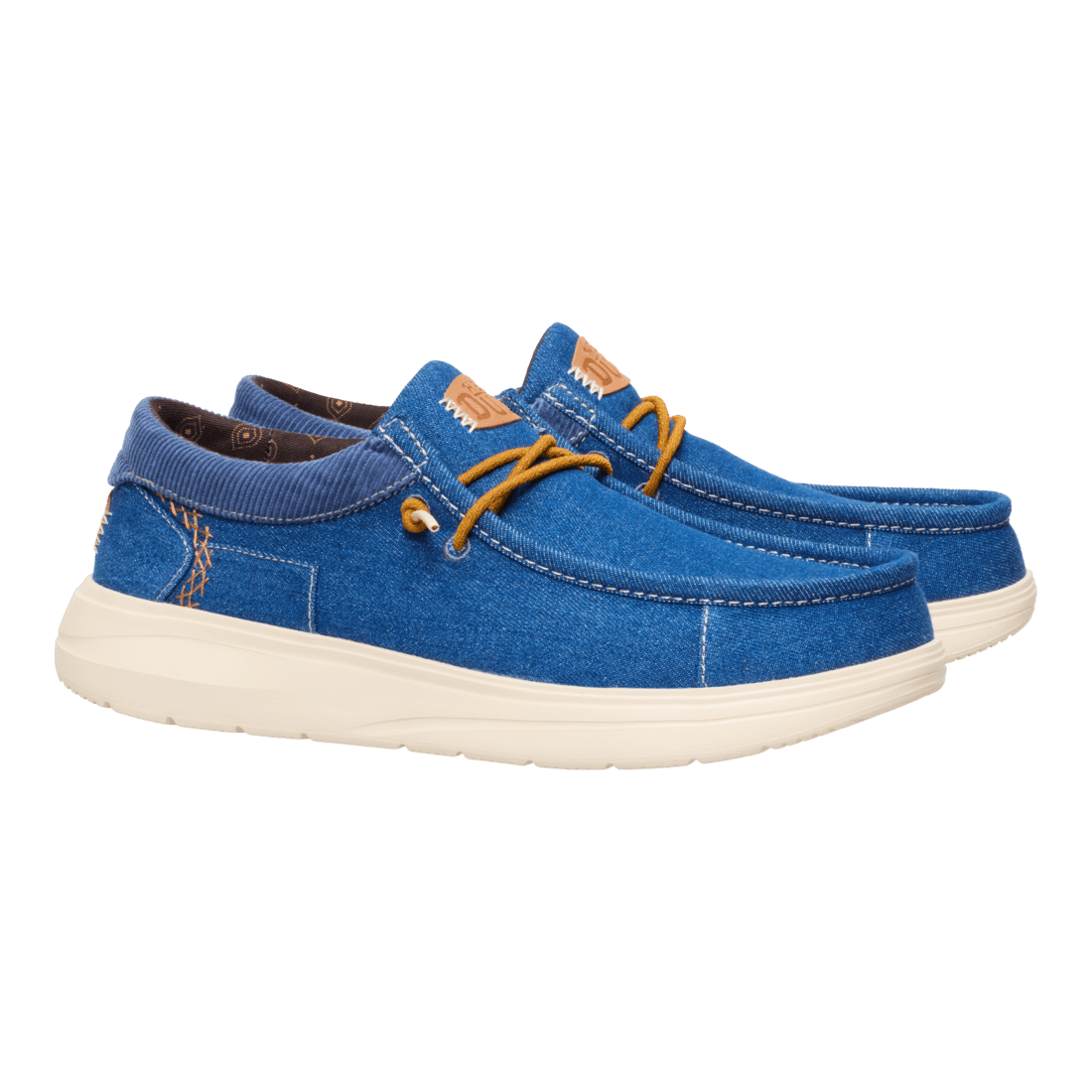 Wally COMF Patchwork Vintage Blue/Multi - Hey Dude South Africa