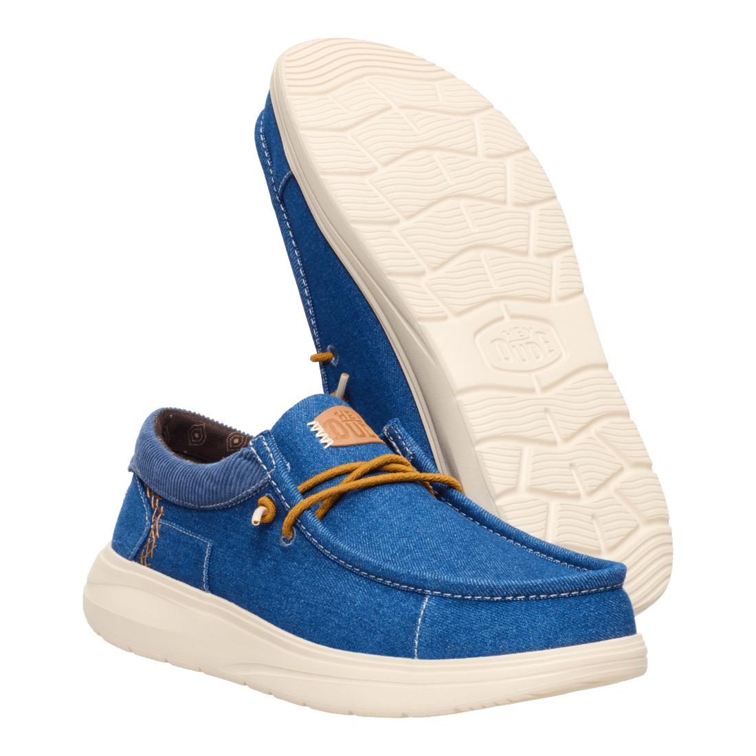 Wally COMF Patchwork Vintage Blue/Multi - Hey Dude South Africa