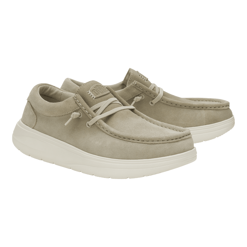 Wally Comf Suede Stone Grey/Silver Birch