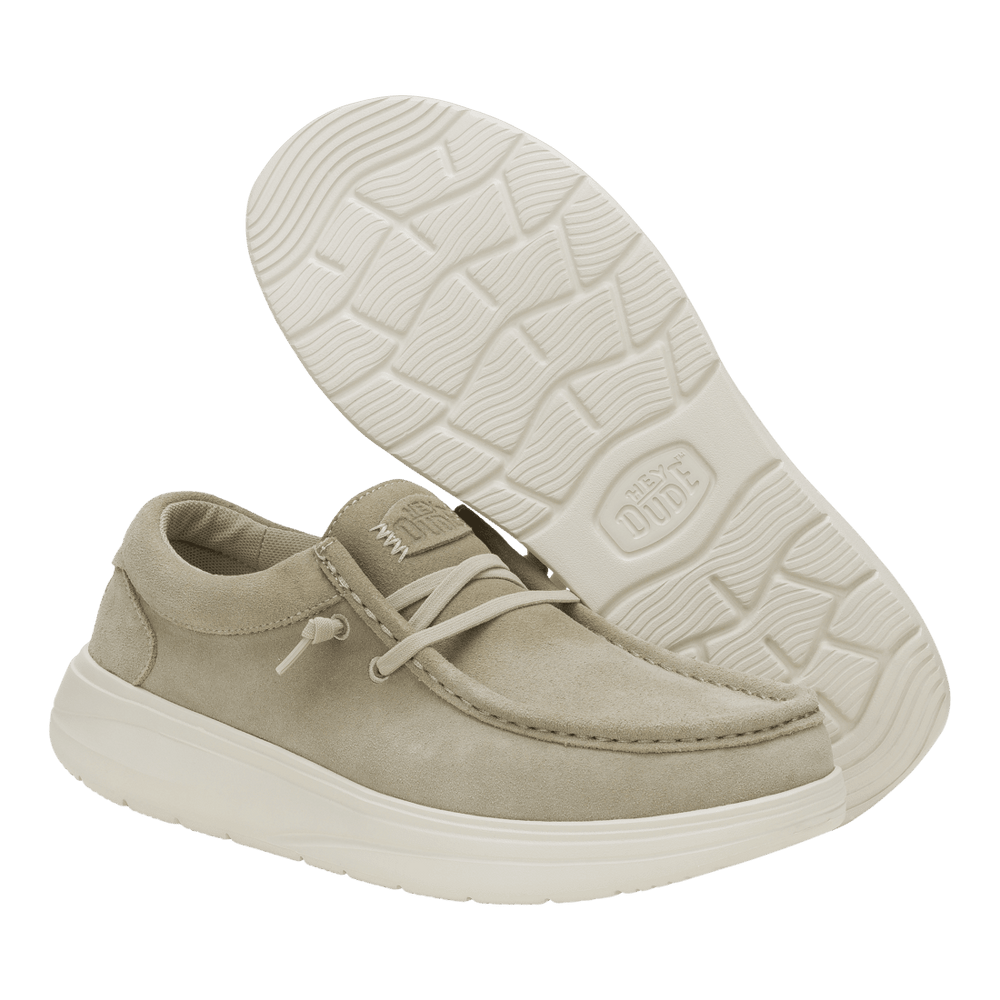 Wally Comf Suede Stone Grey/Silver Birch