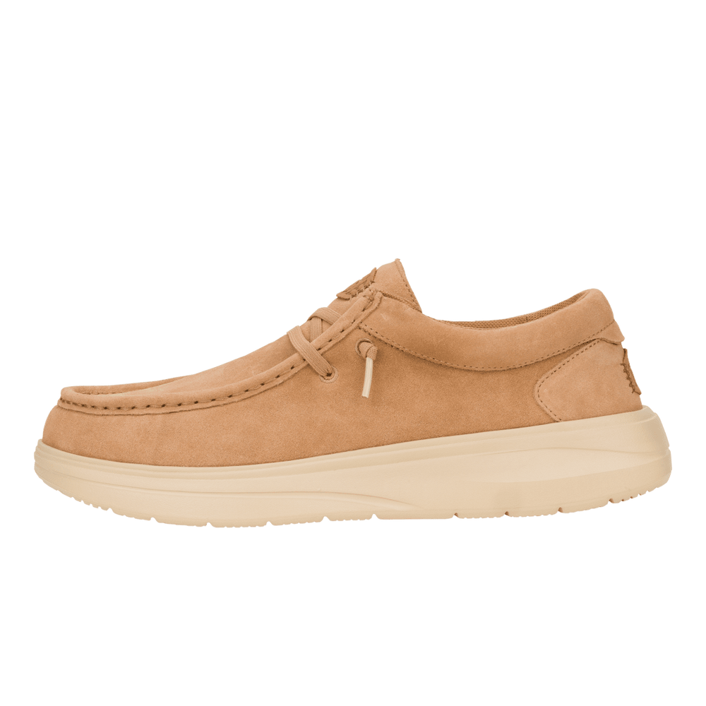 Wally Comf Suede Tobacco Brown/Irish Cream - Hey Dude South Africa