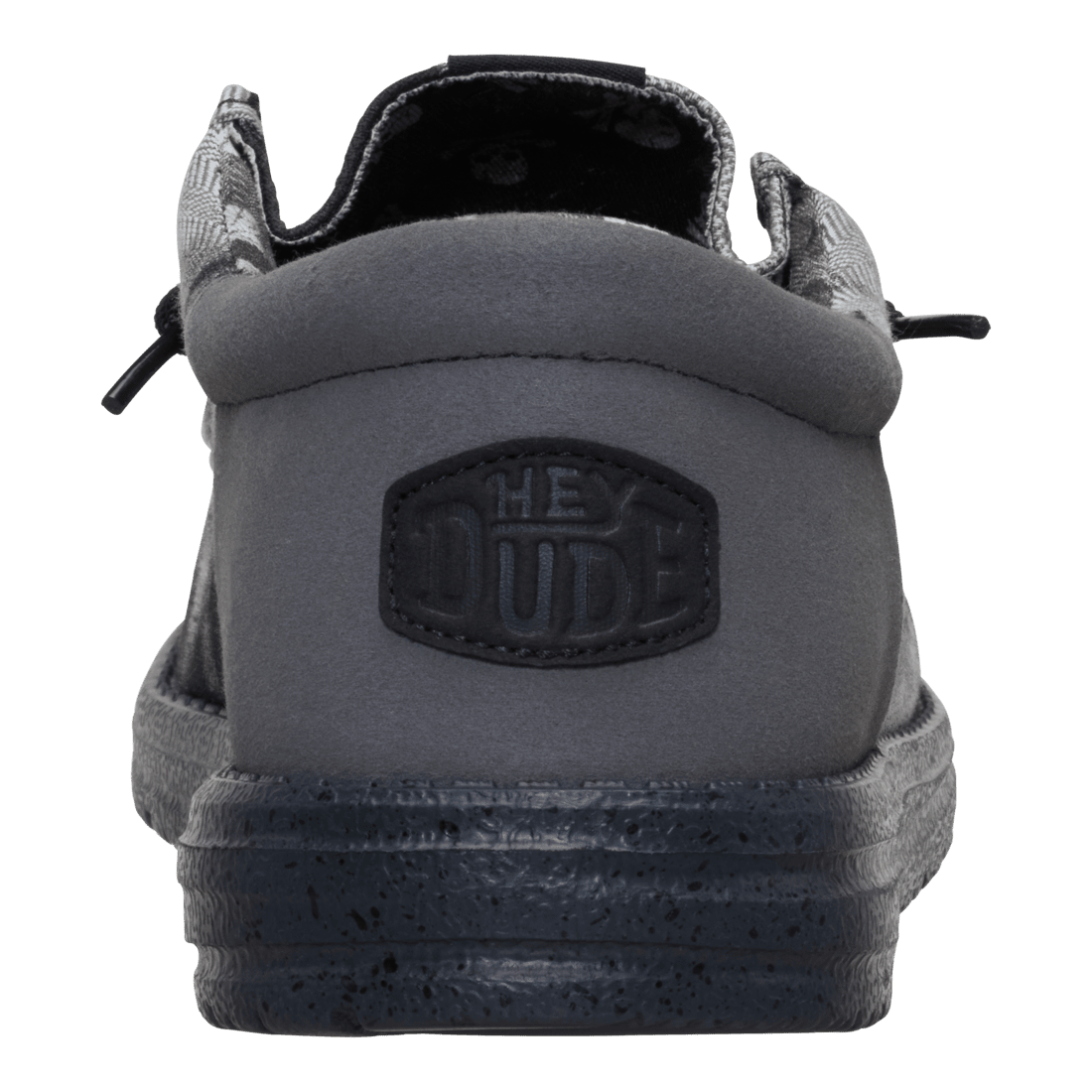 Wally Funk Over Dye Black/Granite Grey - Hey Dude South Africa