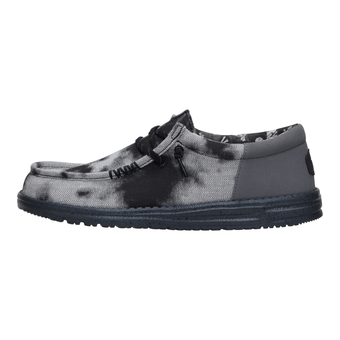 Wally Funk Over Dye Black/Granite Grey - Hey Dude South Africa