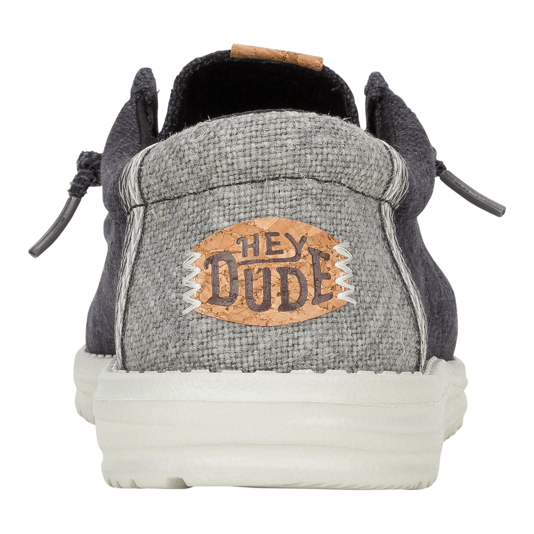 Wally Jute Black/Granite Grey - Hey Dude South Africa
