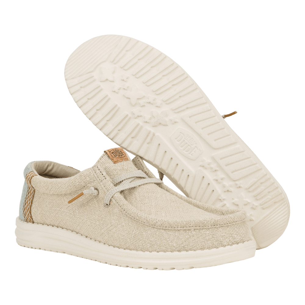 Wally Jute Stone Grey/Iceberg Green