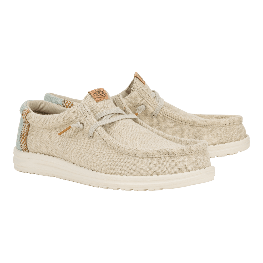 Wally Jute Stone Grey/Iceberg Green