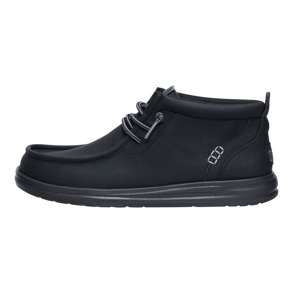 Wally Mid GripR Black/Black - Hey Dude South Africa