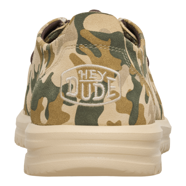 Wally NXT Moc Camo Suede - Boulder Tan/Multi - Hey Dude South Africa