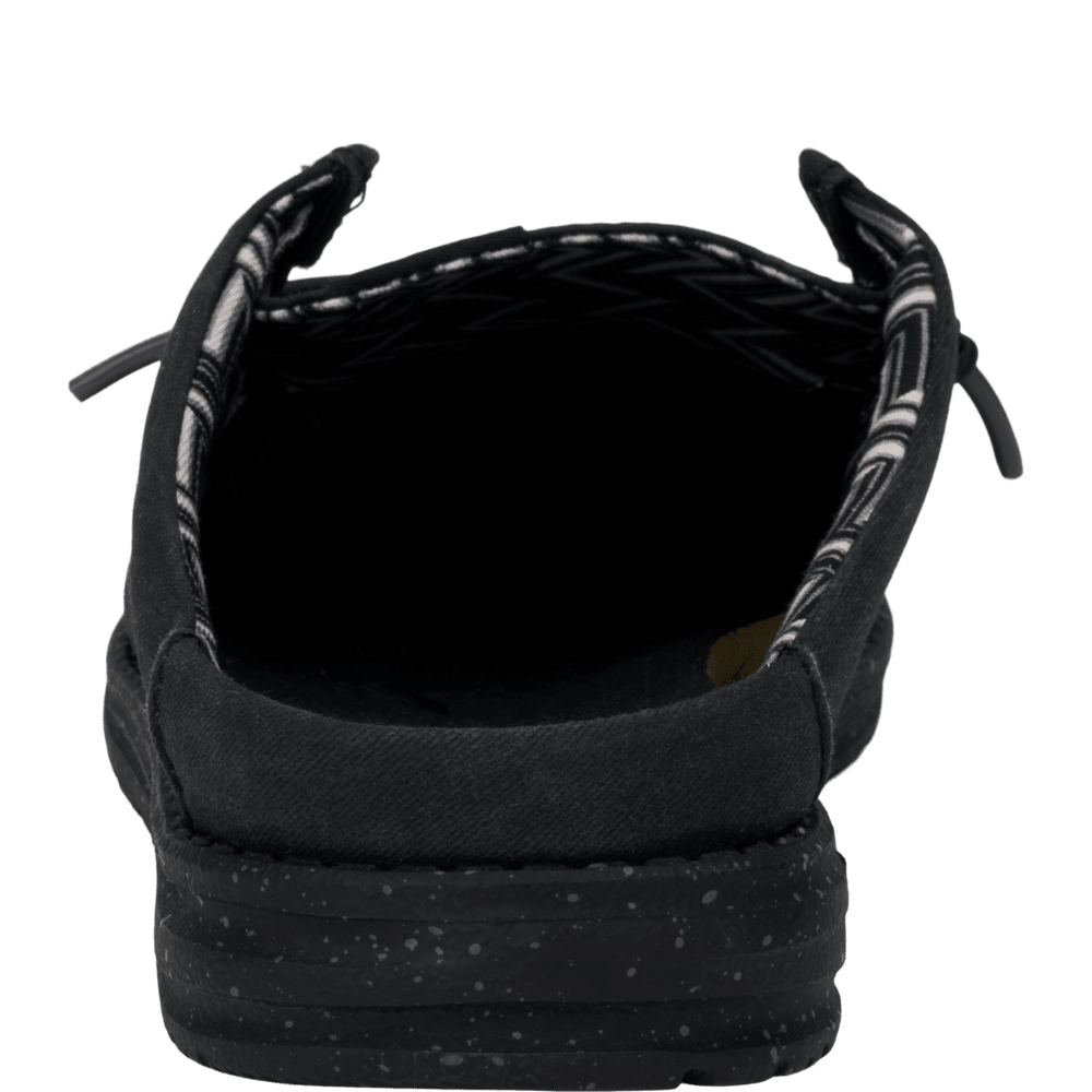 Wally Slip Stretch Canvas - Black/Black