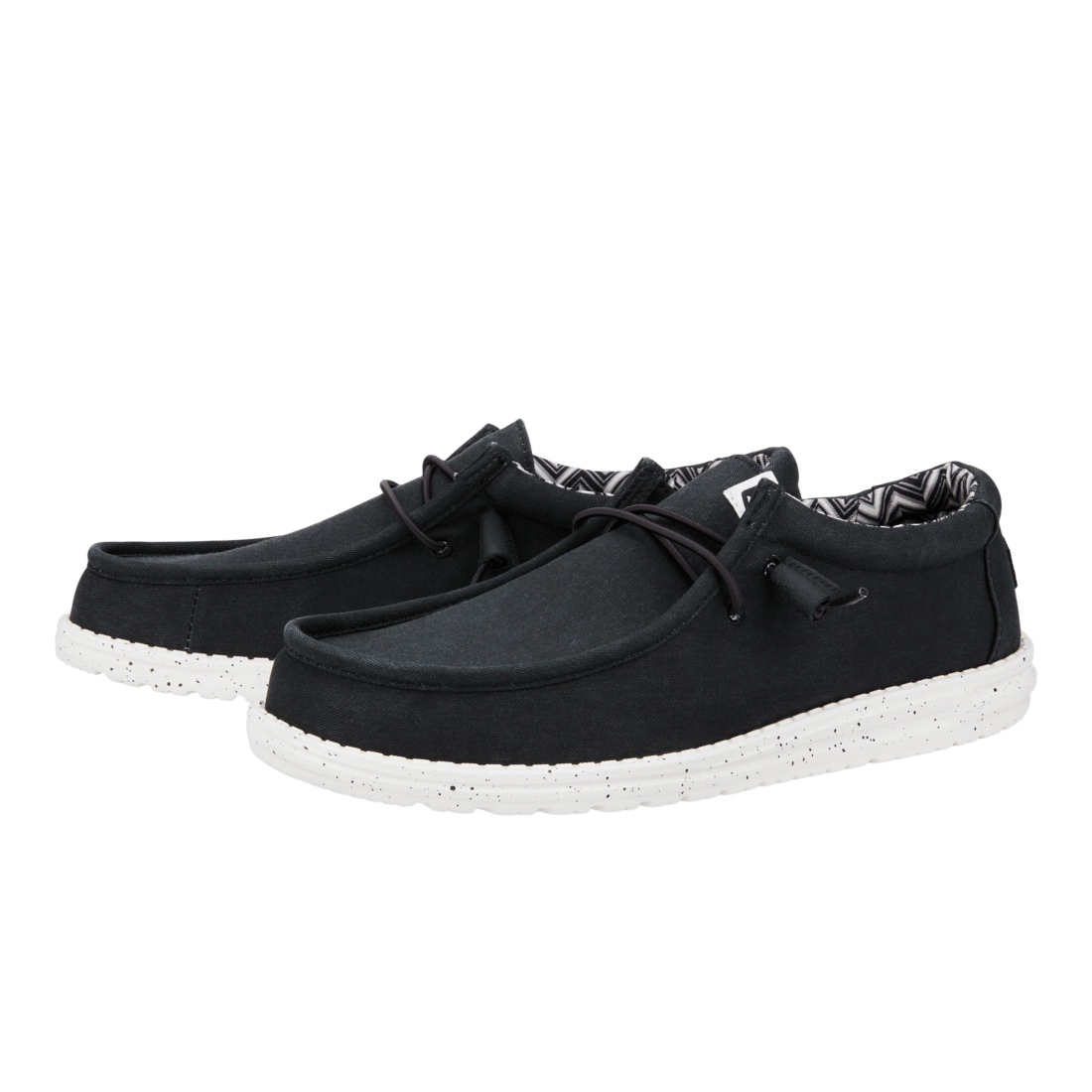 Wally Stretch Canvas - Black - Hey Dude South Africa