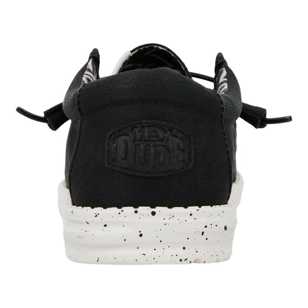 Wally Stretch Canvas - Black - Hey Dude South Africa