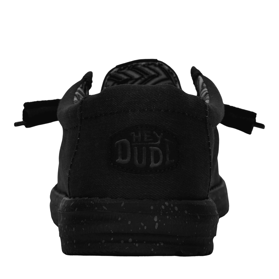 Wally Stretch Canvas Black/Black - Hey Dude South Africa