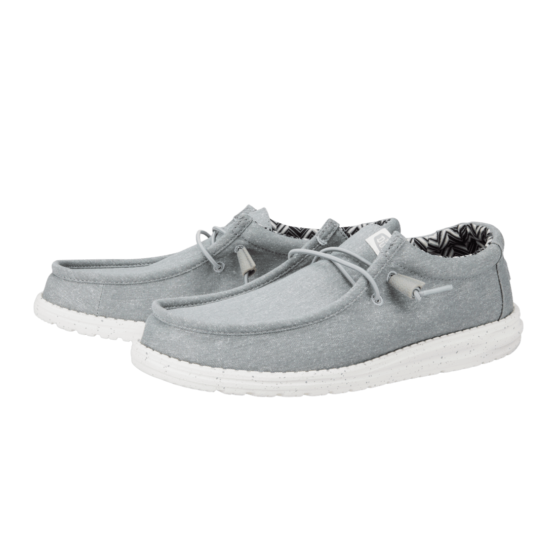 Wally Stretch Canvas Light Grey - Hey Dude South Africa