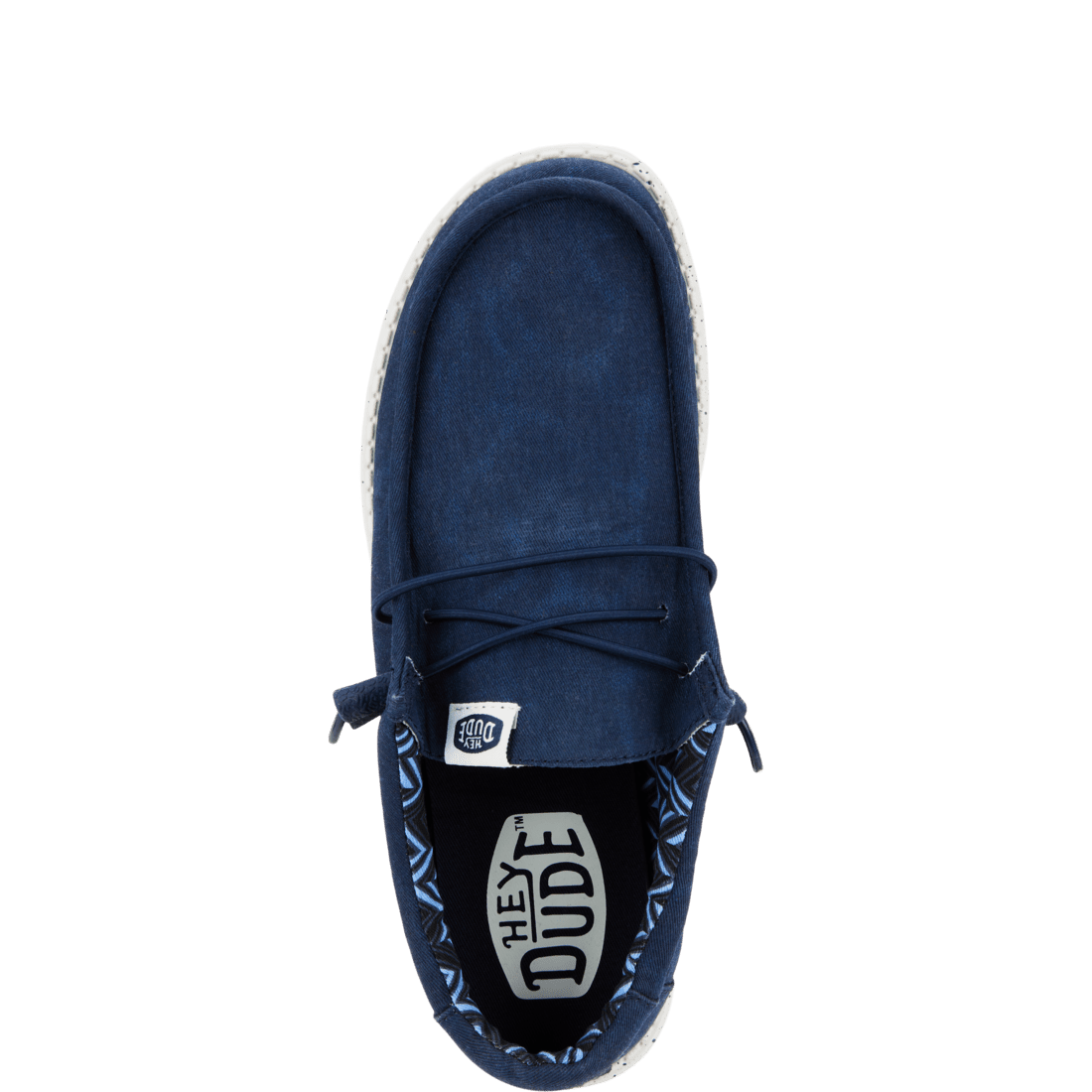 Wally Stretch Canvas Navy - Hey Dude South Africa