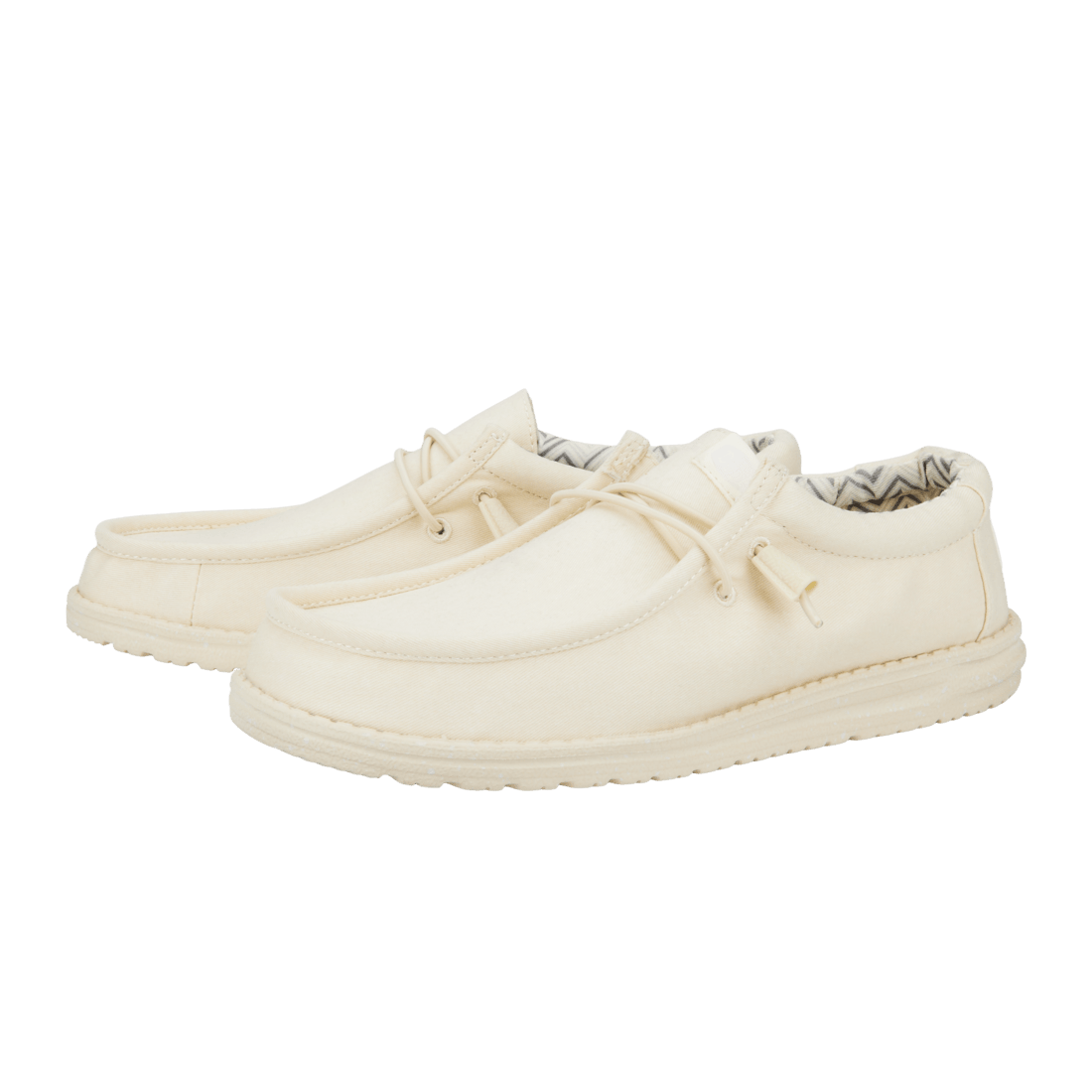 Wally Stretch Canvas - Stone White - Hey Dude South Africa