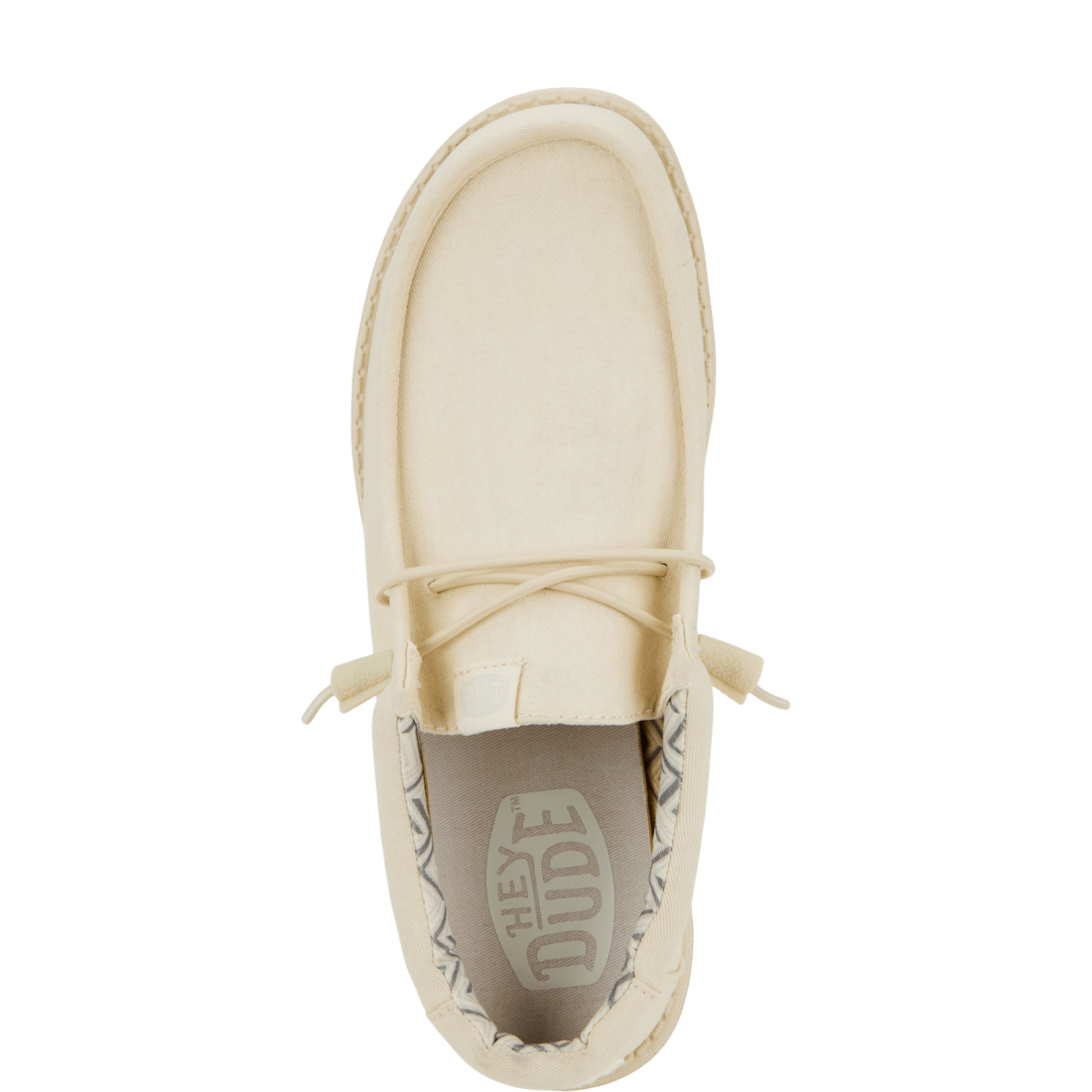 Wally Stretch Canvas - Stone White - Hey Dude South Africa