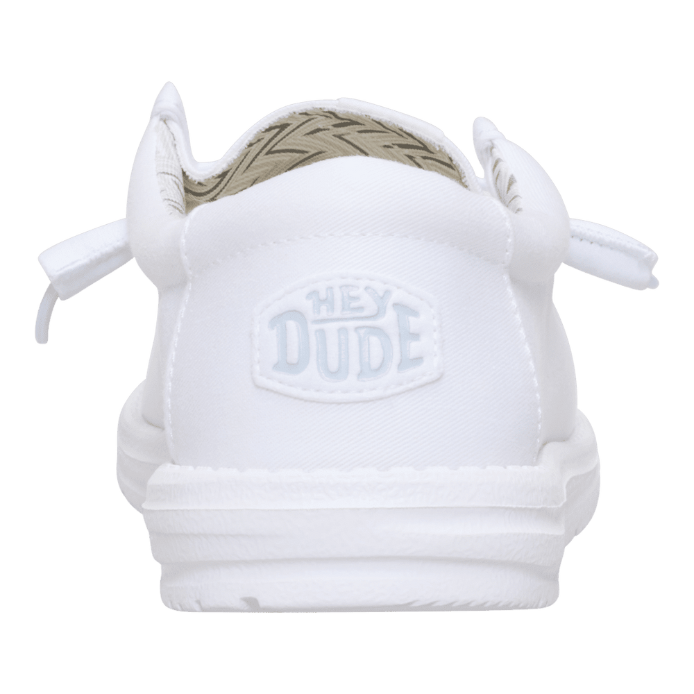 Wally Stretch Canvas - White/White