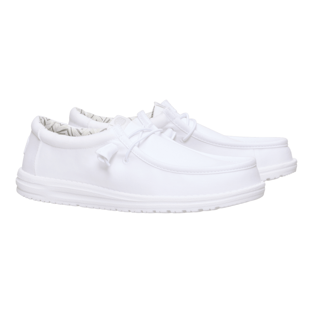 Wally Stretch Canvas - White/White