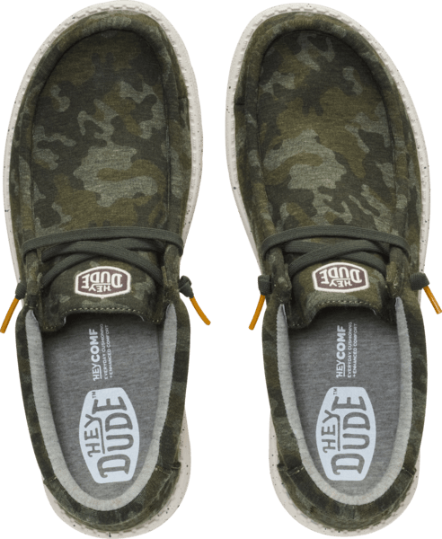 Wally Stretch Jersey Camo - Hey Dude South Africa